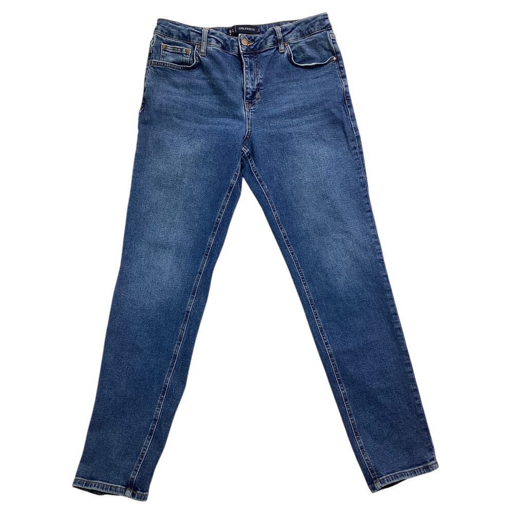 Boden high rise skinny girlfriend‎ mid wash size 12